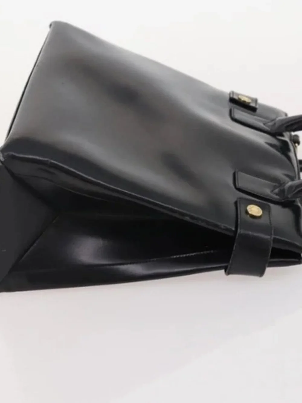 GUCCI GG Canvas Shoulder Bag Leather 3 Set Black Beige Auth bs34147